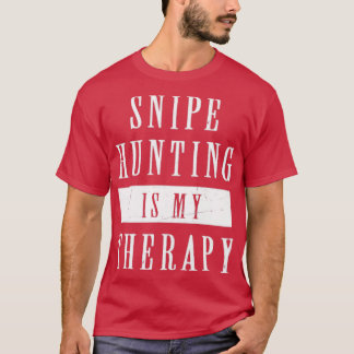 Snipe Jagd ist meine Therapie Funny Snipe Jagd T-Shirt