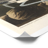 Snipe oder Willet von Audubon Poster (Ecke)