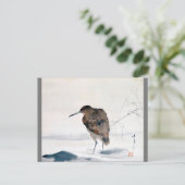 Snipe, Watanabe Seitei Postkarte (Stehend Vorderseite)