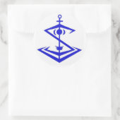 Snipentologiemblem Runder Aufkleber (Tasche)