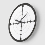 sniper finder target symbol weapon gun army große wanduhr (Winkel)