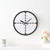 sniper finder target symbol weapon gun army große wanduhr (Zuhause)