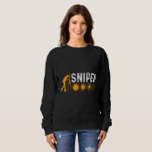Sniper Fotograf Fotograf Camer Sweatshirt (Vorne ganz)