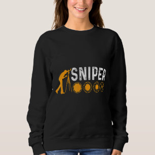 Sniper Fotograf Fotograf Camer Sweatshirt