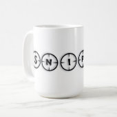 SNIPER  KAFFEETASSE (Vorderseite Links)