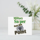 Sniper-Militär(1) Postkarte (Stehend Vorderseite)