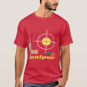 Sniper mit Helm und sieben Kugeln T - Shirt (Vorderseite)