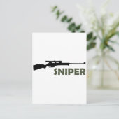 **SNIPER** POSTKARTE (Stehend Vorderseite)