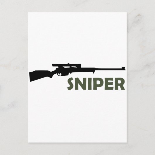 **SNIPER** POSTKARTE (Vorderseite)