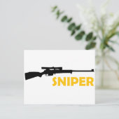 **SNIPER** POSTKARTE (Stehend Vorderseite)