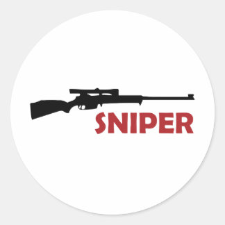 **SNIPER** RUNDER AUFKLEBER