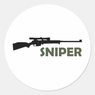 **SNIPER** RUNDER AUFKLEBER