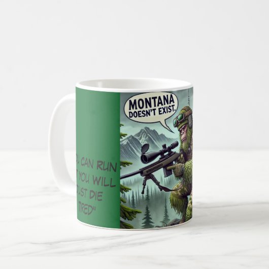 SNIPER TASSE - LOCK & LOAD YOUR MORNING! (Vorderseite Links)