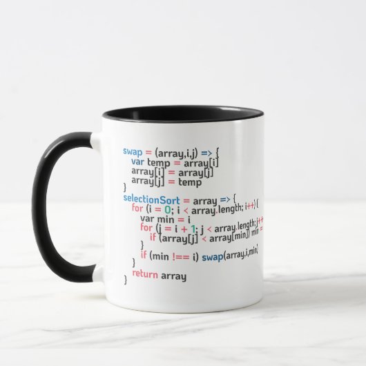 Snippet für Sort-Programmierung Tasse (Links)