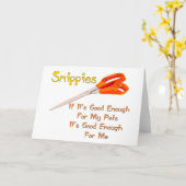 Snippies Karte (Gelbe Blume)