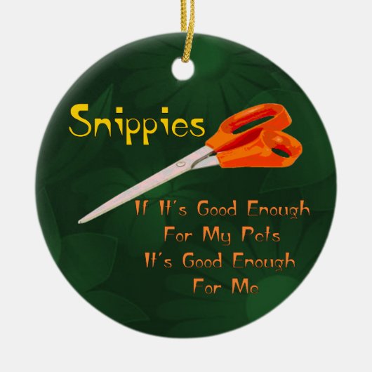 Snippies Keramikornament (Vorne)