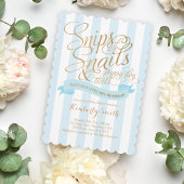 Snips and Snails Kinderdusche Einladung