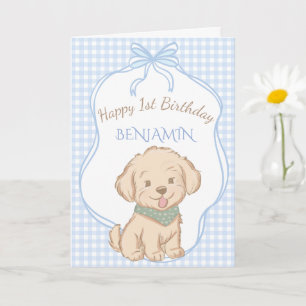 Snips, Snails und Puppy Dog Tails Vintage-Party Karte