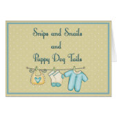 Snips Snails Welpe Hund Schwanzes Kinderdusche (Vorderseite (Horizontal))
