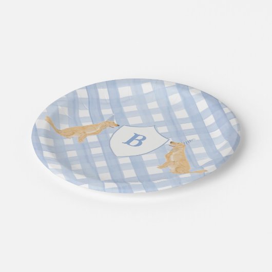 Snips Snails Welpe Hund Schwanzes Party Teller (Schrägansicht)