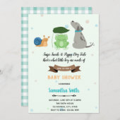 Snips Snails Welpen Hund Schwanz Einladung (Vorne/Hinten)