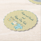 Snips Snails Welpen Hund Schwänze mit Baby Kleidun Untersetzer (angewinkelt)