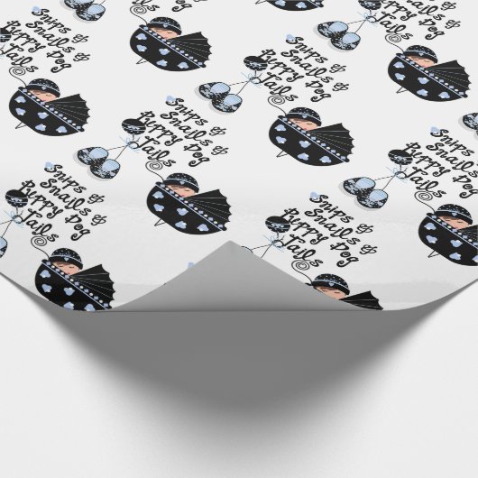 Snips und Snails Kinderdusche Geschenkpapier (Ecke)