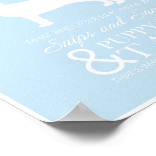 Snips und Snails Poster (Ecke)