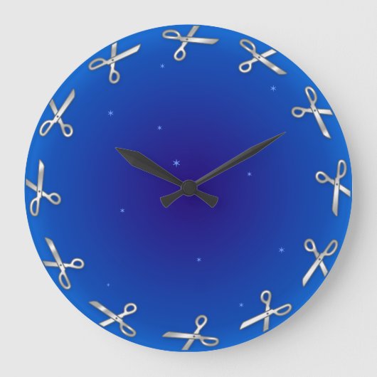 Snipstars Große Wanduhr (Vorderseite)