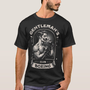 #snirt Gentleman's Boxclub Retro mit Box Boxen T-Shirt