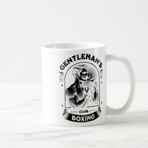 #snirt Gentleman's Boxing Club Retro with Box Boxe Kaffeetasse