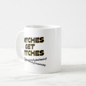Snitches erhalten Stiche Kaffeetasse (Vorderseite Links)