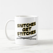 Snitches erhalten Stiche Kaffeetasse (Links)