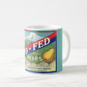 Sno-Gefüttert Birnen-Tasse Kaffeetasse (VorderseiteRechts)