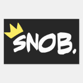 Snob Stickers (Vorderseite)