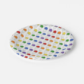 Snoballs Pappteller (Schrägansicht)