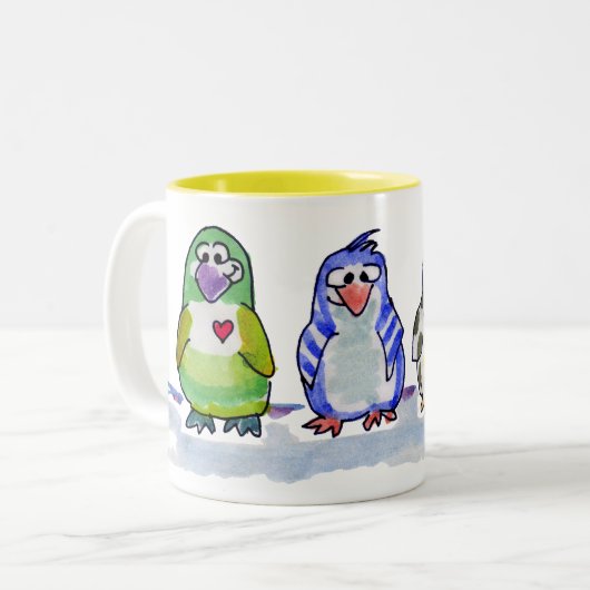 Snobody mögen Sie Penguin-Tasse Zweifarbige Tasse (Vorderseite Links)