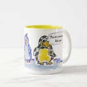 Snobody mögen Sie Penguin-Tasse Zweifarbige Tasse (VorderseiteRechts)