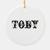 SNOCH UND CHRISTMAS und Dehnschießpistole los Keramikornament (Hinten)