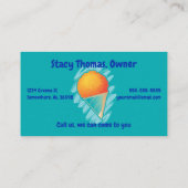 SnoCone-Visitenkarte Visitenkarte (Rückseite)