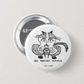 Snod Ratte: Ein besorgtes Percalot Button (Vorne & Hinten)