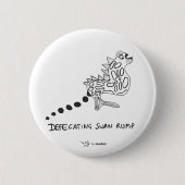 Snod Ratte: Klar werden des Schwan-Hinterteils Button (Vorderseite)