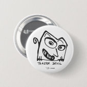 Snod Ratte: Toaster-Teufel Button (Vorne & Hinten)