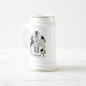 Snodgrass Familienwappen Bierglas (Vorderseite Links)