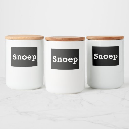 Snoeppot labels | opbergpotten lebensmitteletikett (Flaschen)