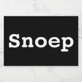 Snoeppot labels | opbergpotten lebensmitteletikett (Einzelnes Label)