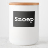 Snoeppot labels | opbergpotten lebensmitteletikett (Vorderseite)