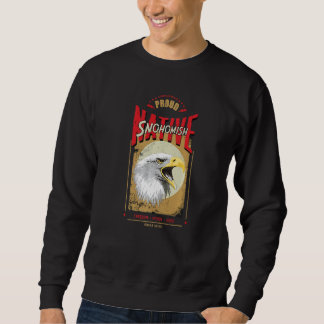 Snohomish Native American Eagle Spirit Vintage Hon Sweatshirt