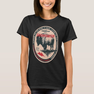 Snohomish Native Amerikanische Ureinwohner Geboren T-Shirt