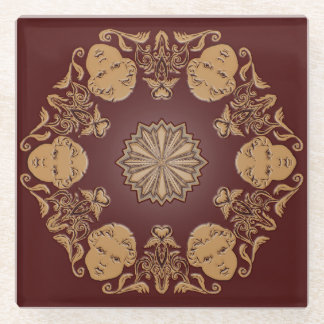 Snoiwflake Glas-Untersetzer Glasuntersetzer